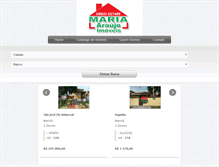 Tablet Screenshot of mariamaricaimoveis.com.br